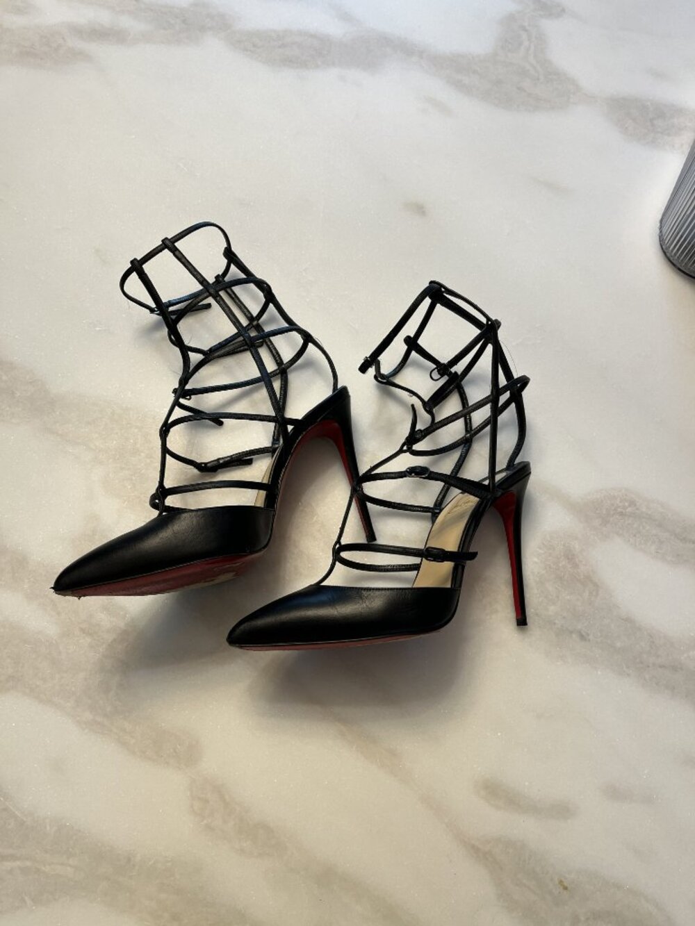 Christian Louboutin Red Bottom Kadreyana 100 Women's Size 38.5